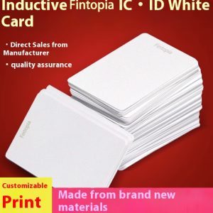 Fintopia M1 Chip Contactless IC Card – Customizable RFID Access Control & Time Attendance Card with Printable Design for Membership Systems